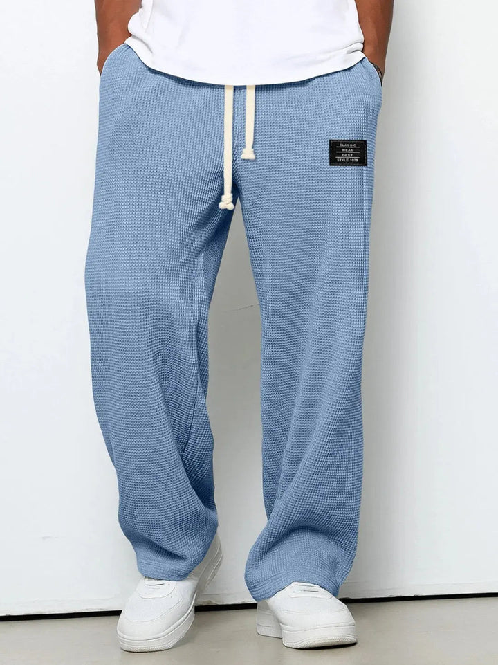 Men’s waffle-knit jogger pants