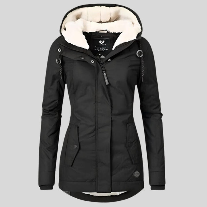 Long Jacket with Hood for Women