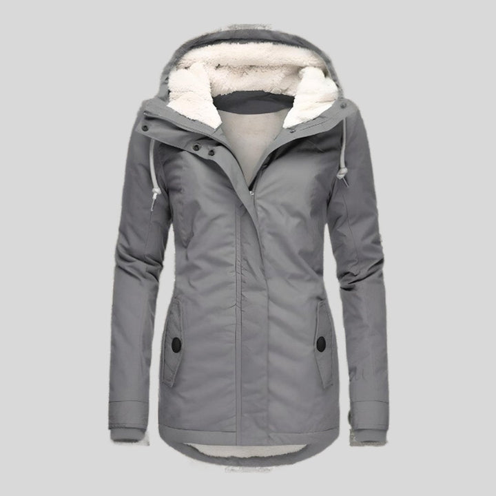 Long Jacket with Hood for Women