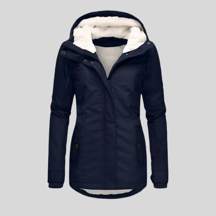 Long Jacket with Hood for Women