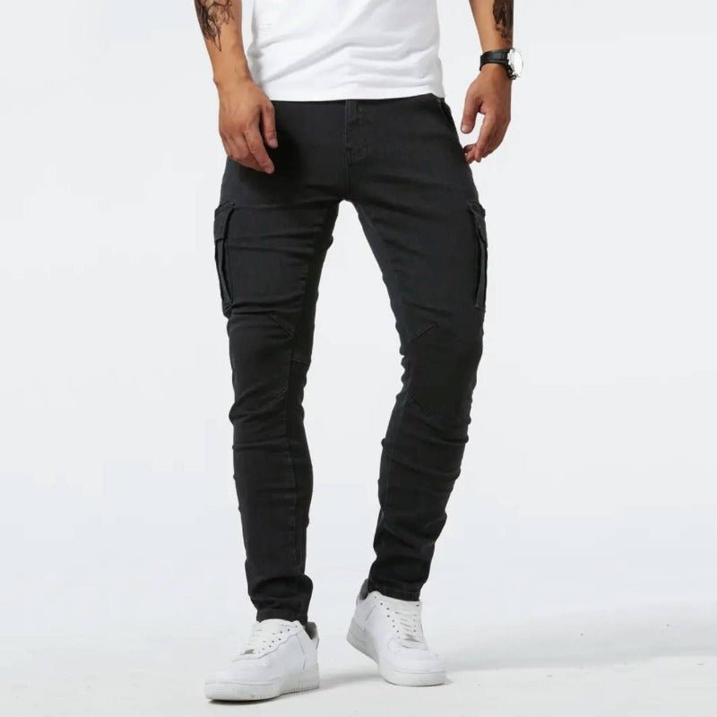Slim Fit Cargo Bukser Til Herre