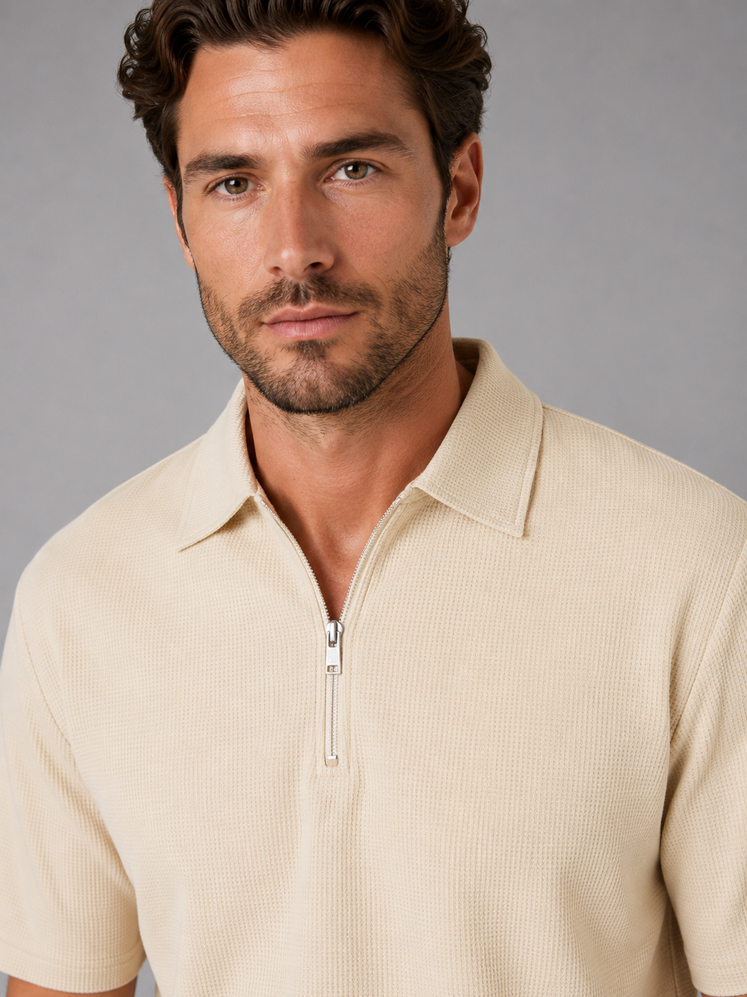 Waffle-Knit Set for Men