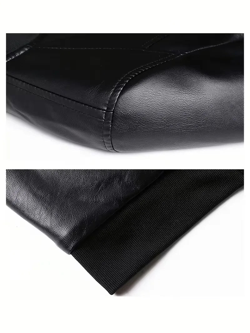 Slim-Fit Men's Long-Sleeve Bomber Jacket
