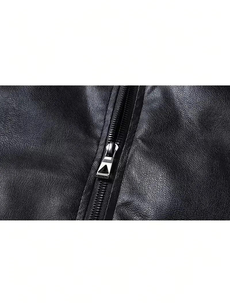 Slim-Fit Men's Long-Sleeve Bomber Jacket
