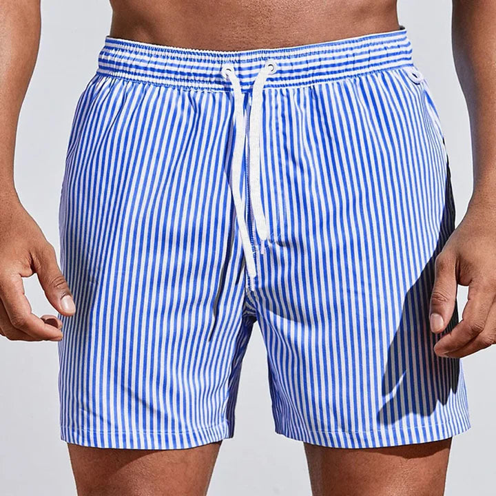 Striped Board Shorts for Men