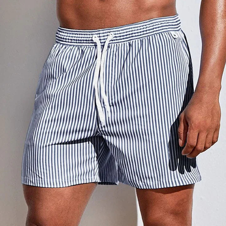 Striped Board Shorts for Men