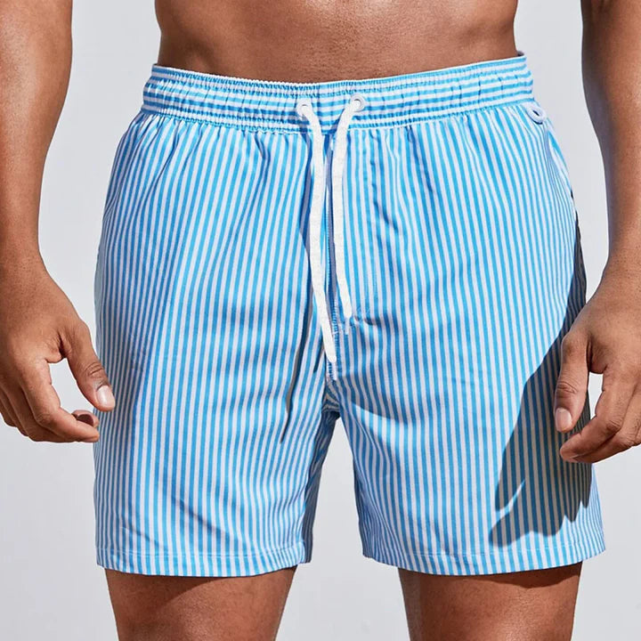 Striped Board Shorts for Men
