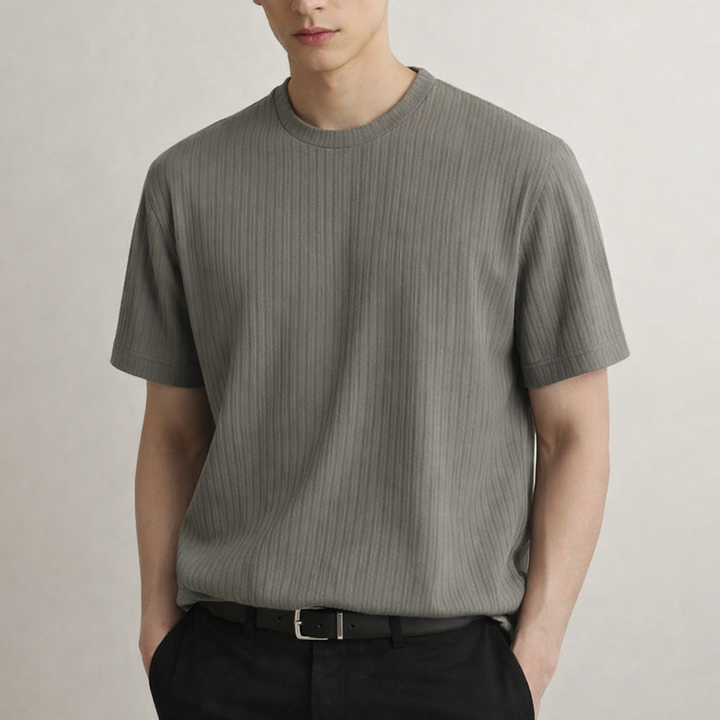 Men's T-Shirt | Ribbed Sculpted Fit