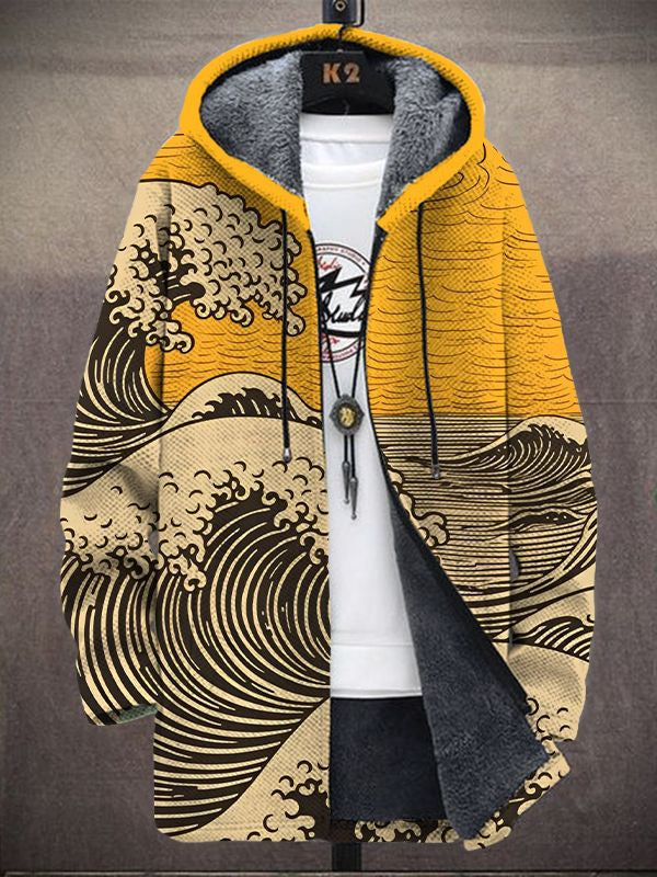 Jacket with Artistic Print for Women