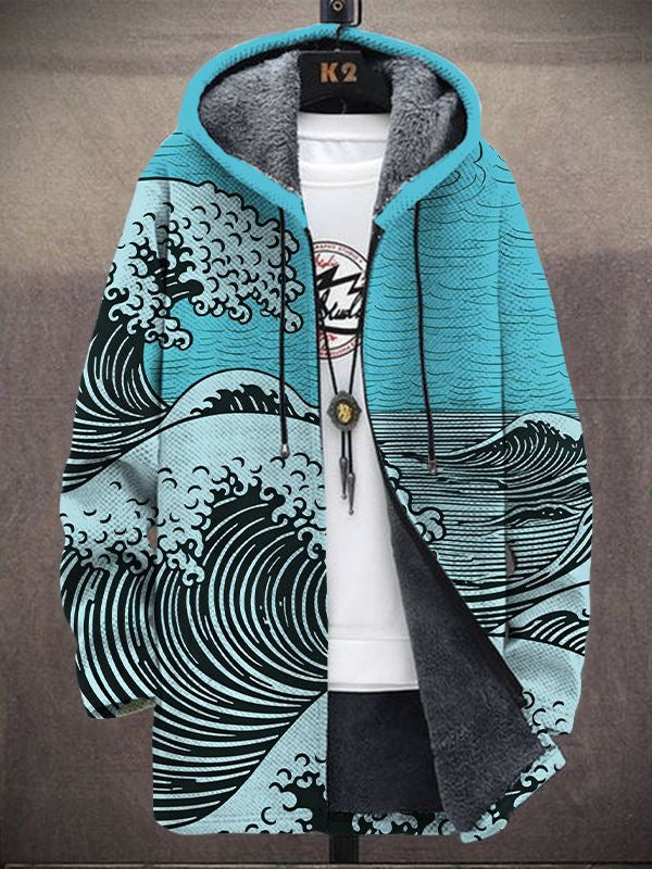 Jacket with Artistic Print for Women