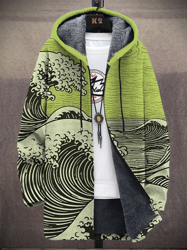 Jacket with Artistic Print for Women