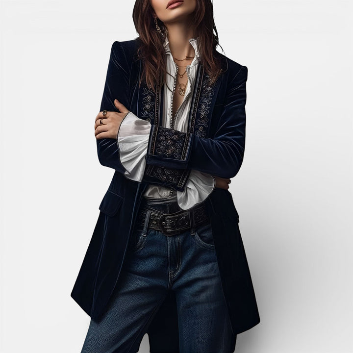 Velour jacket for women