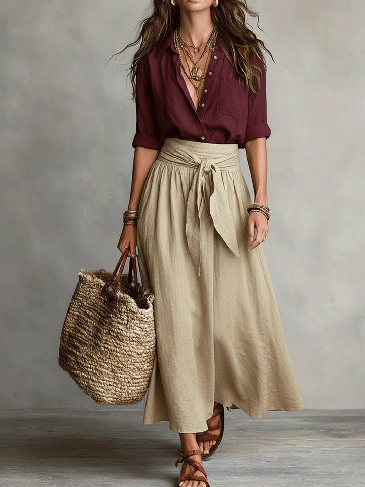 Strapless Midi Set for Women