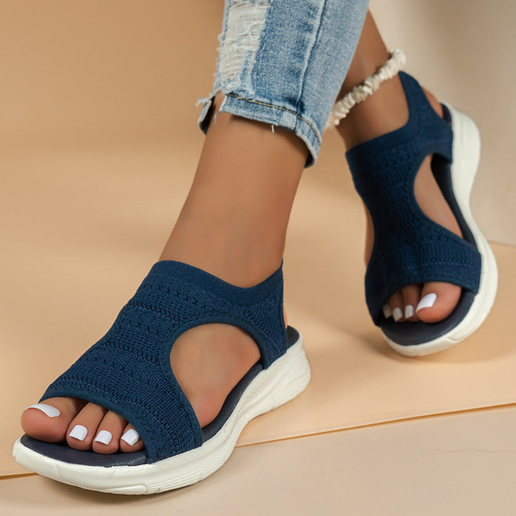 Åndbare Slip-On Sandaler Til Damer