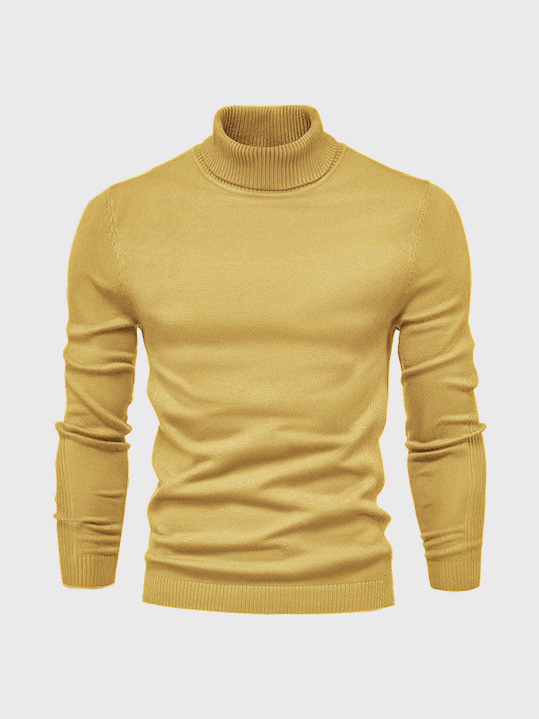 Slim Fit Rullekrave Trøje Herre