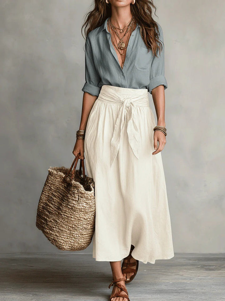 Strapless Midi Set for Women