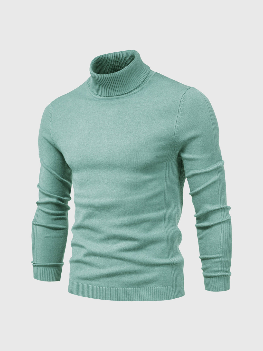 Slim Fit Rullekrave Trøje Herre