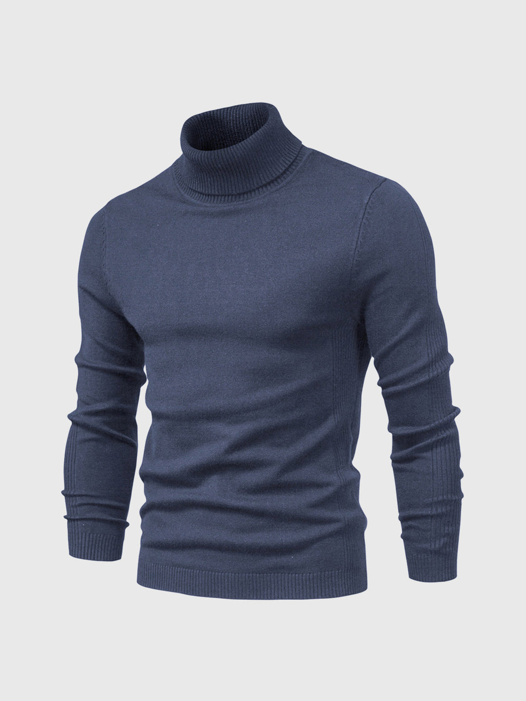Slim Fit Rullekrave Trøje Herre