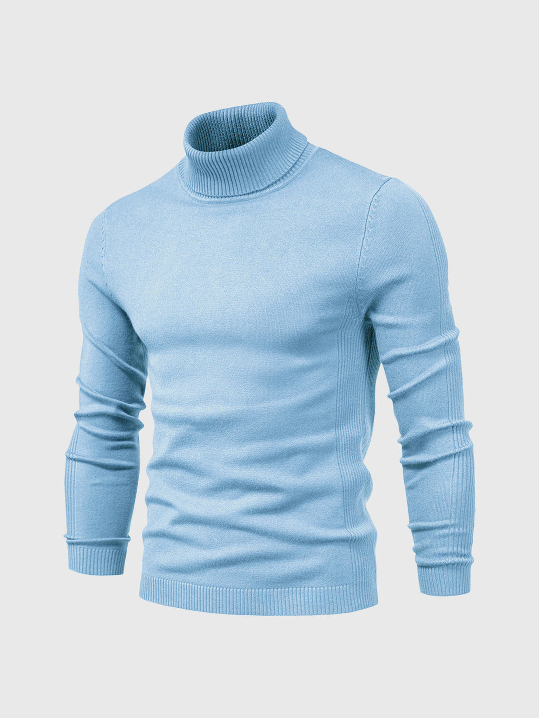 Slim Fit Rullekrave Trøje Herre