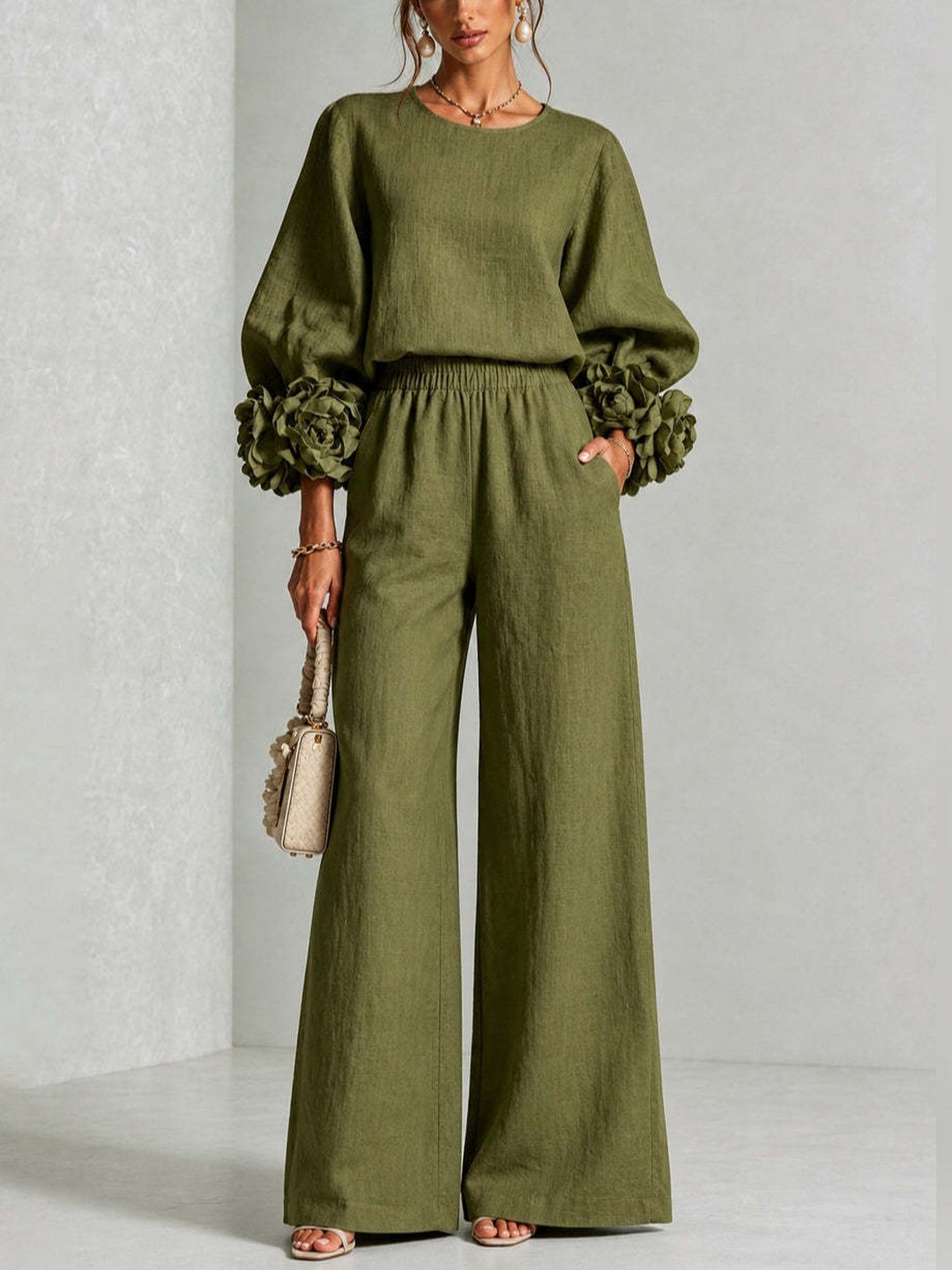 Floral Two-Piece Set for Women