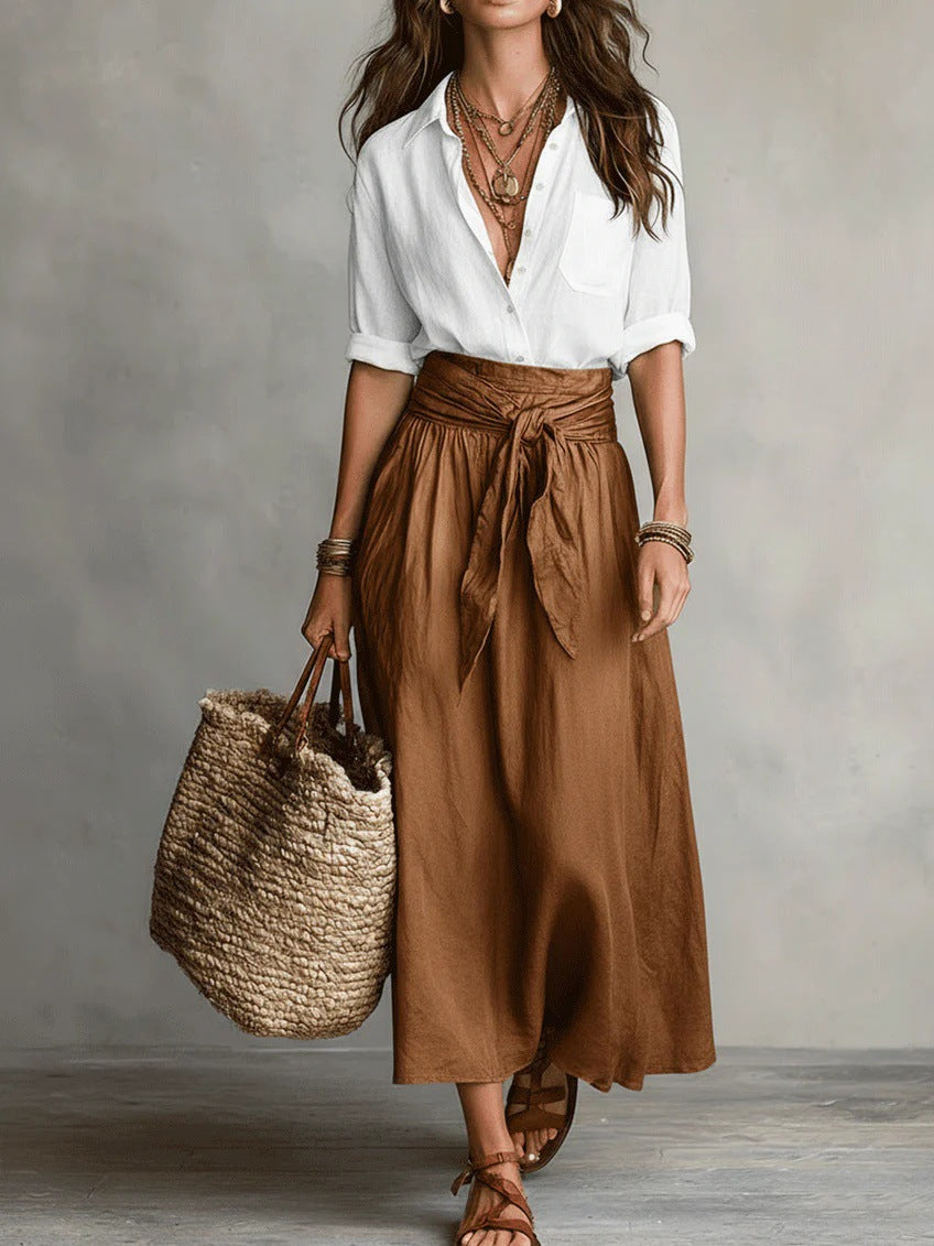 Strapless Midi Set for Women