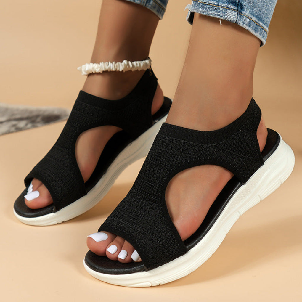 Åndbare Slip-On Sandaler Til Damer