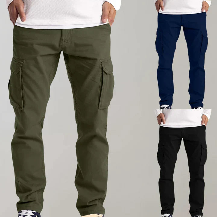 Practical cargo trousers for men