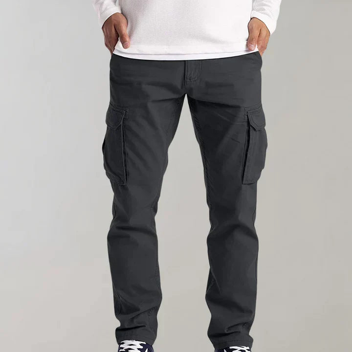 Practical cargo trousers for men