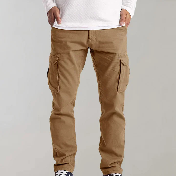 Practical cargo trousers for men