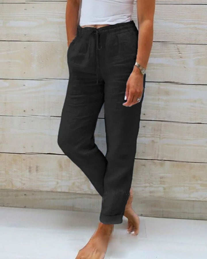 Women's relaxed-fit drawstring pants