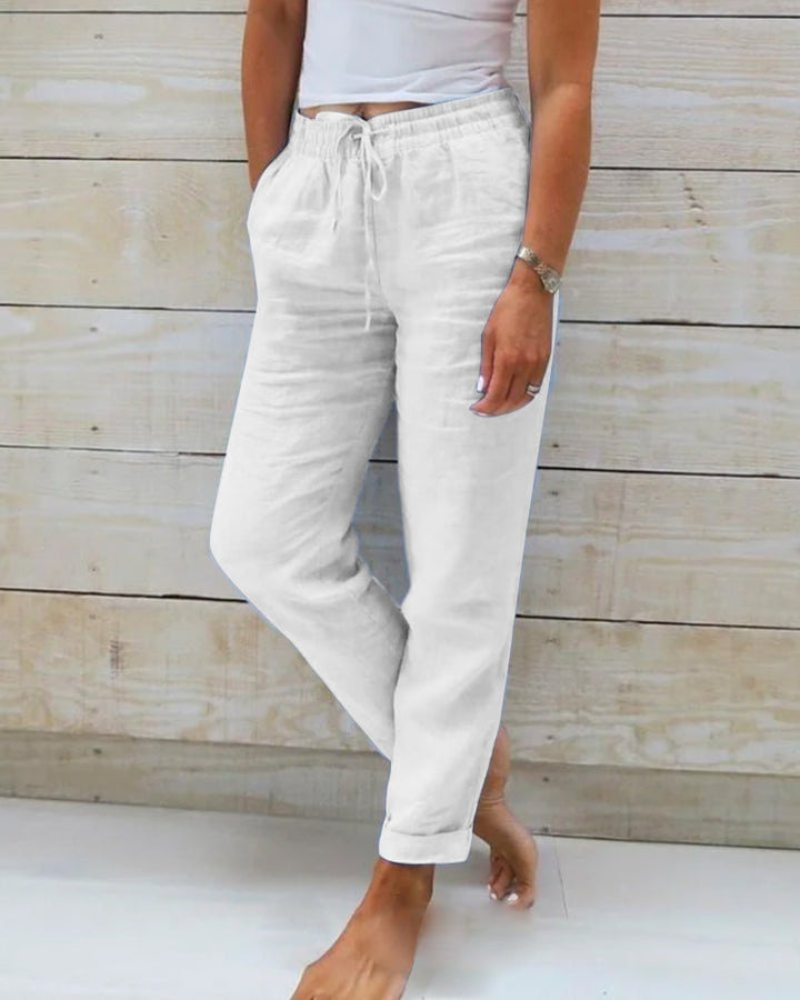 Women's relaxed-fit drawstring pants