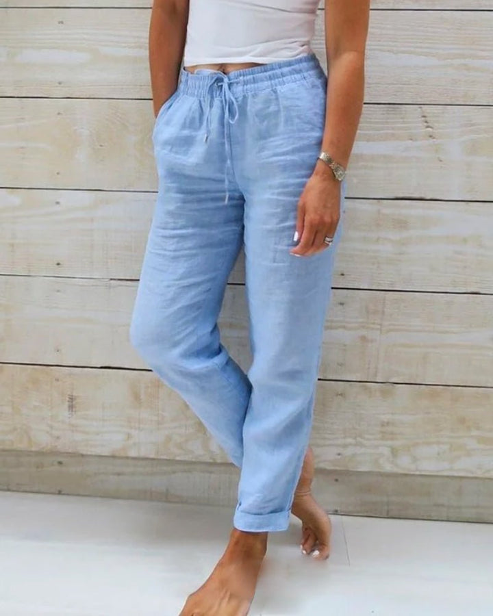 Women's relaxed-fit drawstring pants