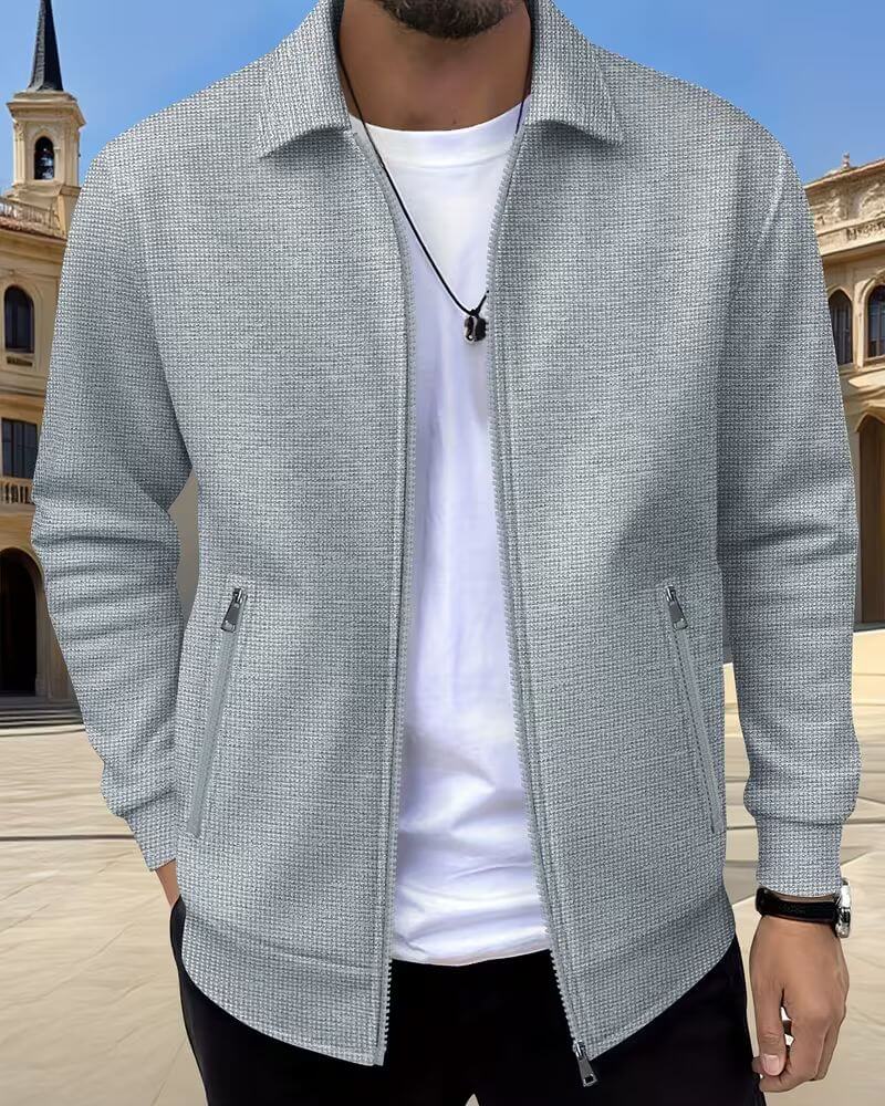 Textured Sports Jacket for Men