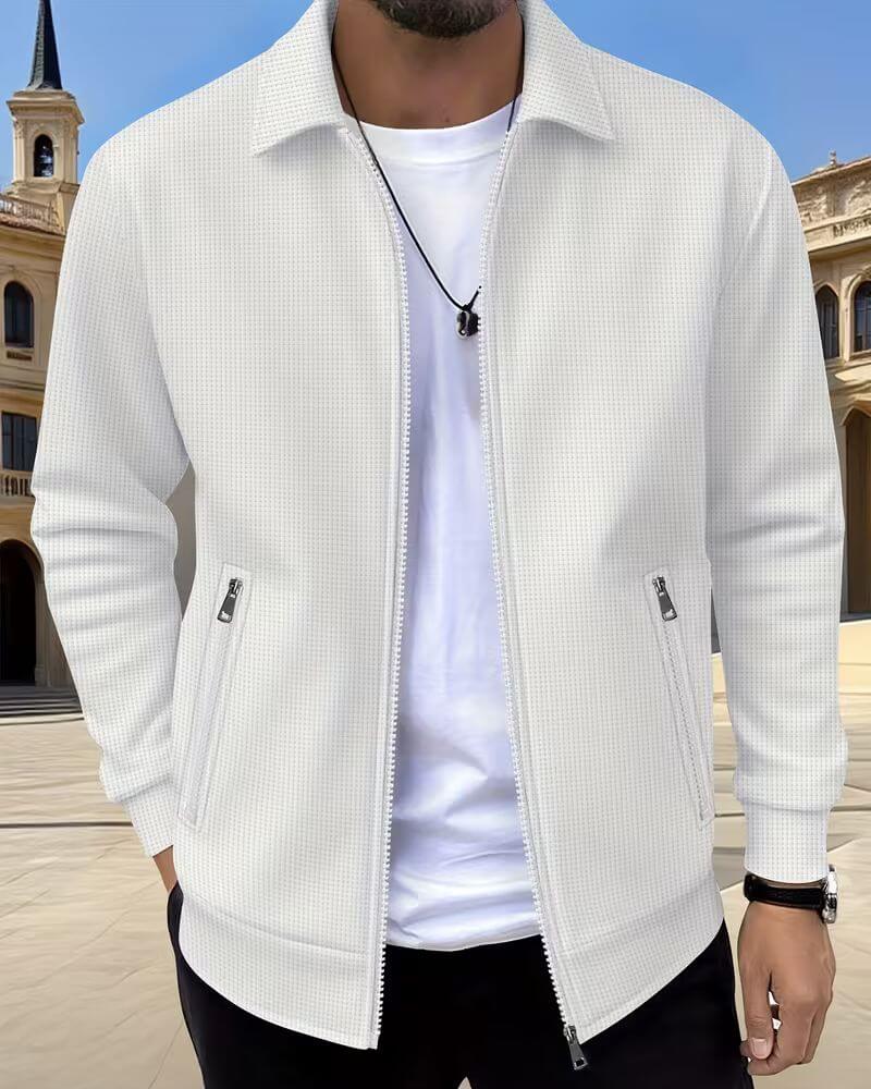 Textured Sports Jacket for Men