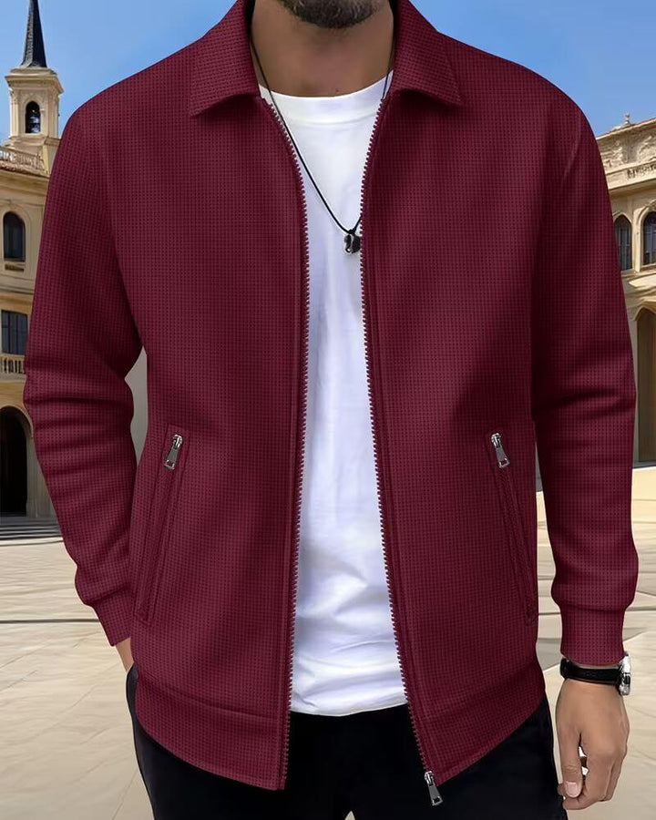 Textured Sports Jacket for Men