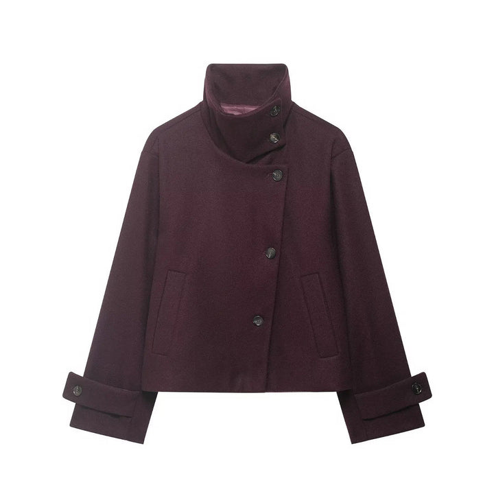 Women's funnel-neck sweater