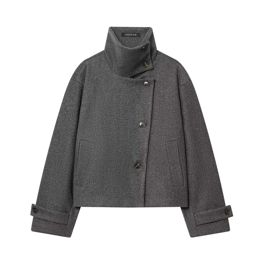 Women's funnel-neck sweater