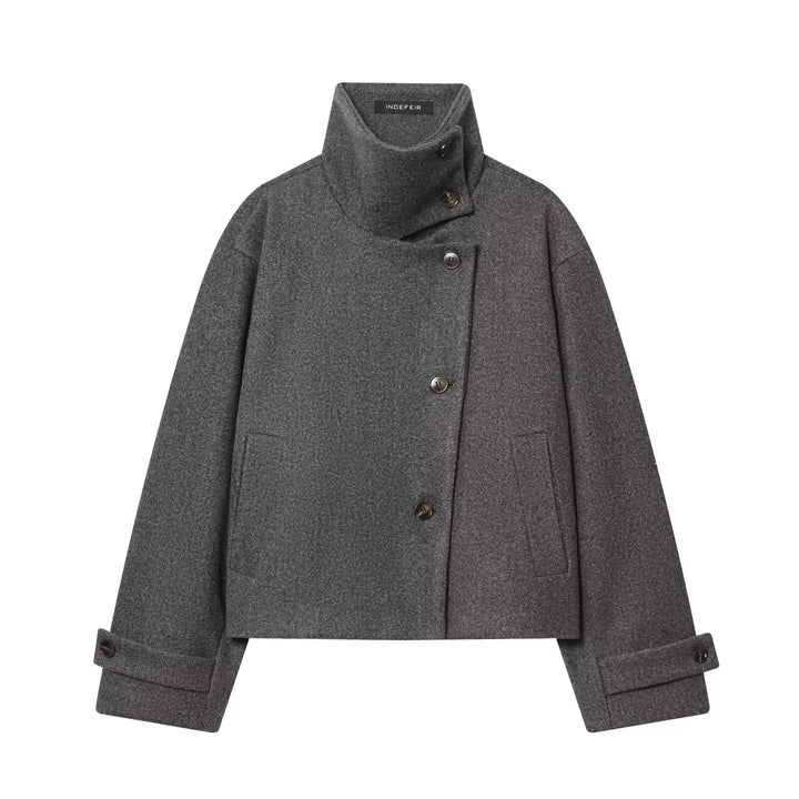 Women's funnel-neck sweater