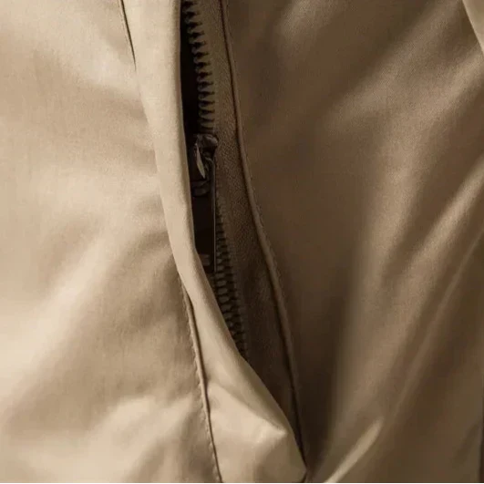 Men’s bomber jacket with striped trim