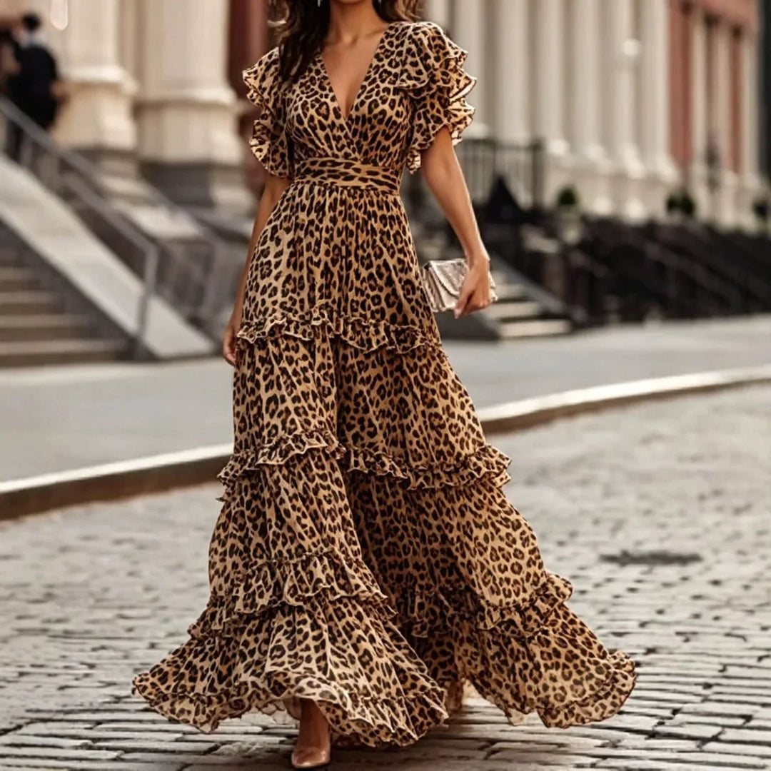 Layered Ruched Dress for Women