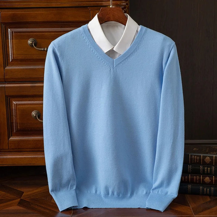 Men's V-neck sweater