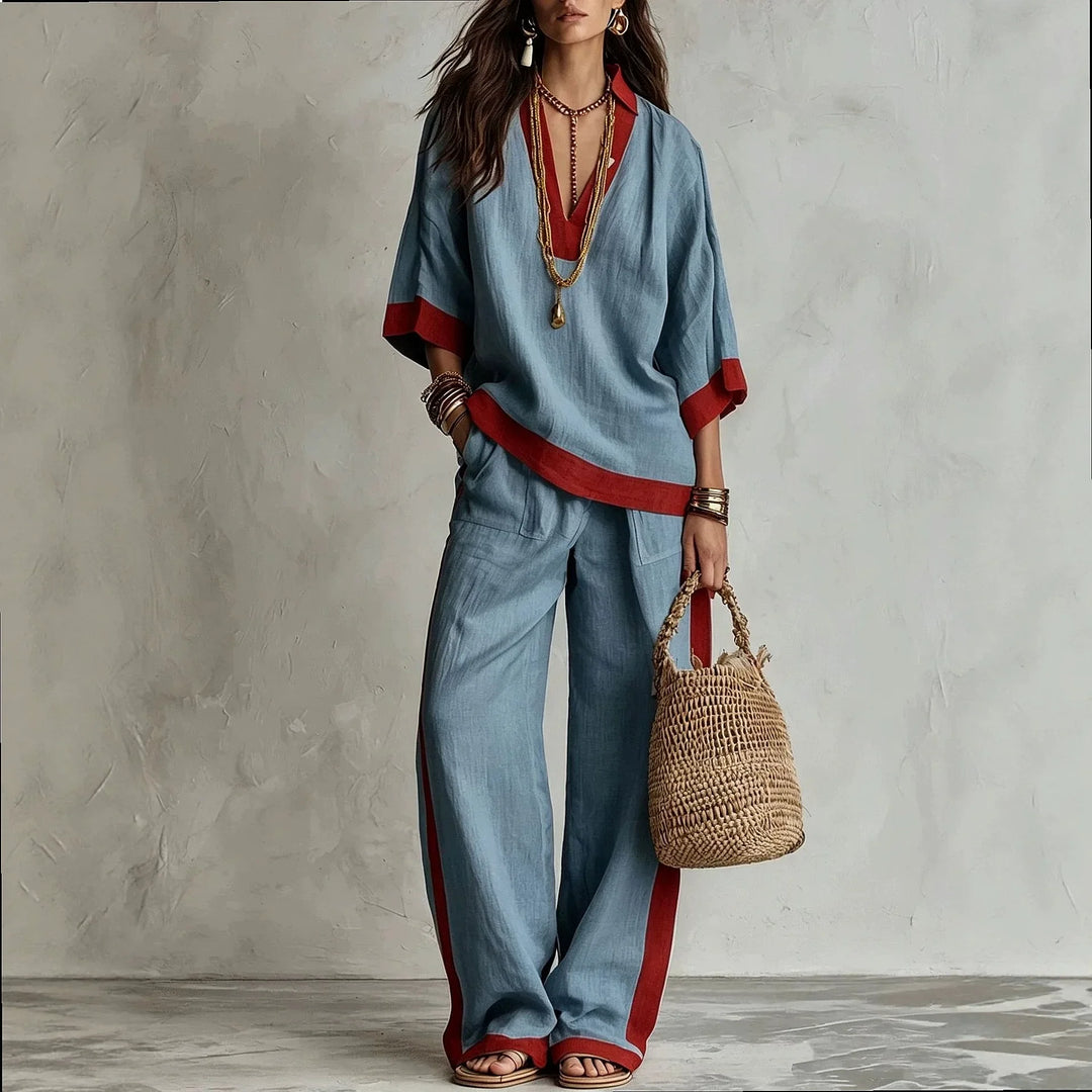 Breathable Two-Piece Set for Women