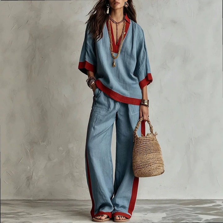 Breathable Two-Piece Set for Women