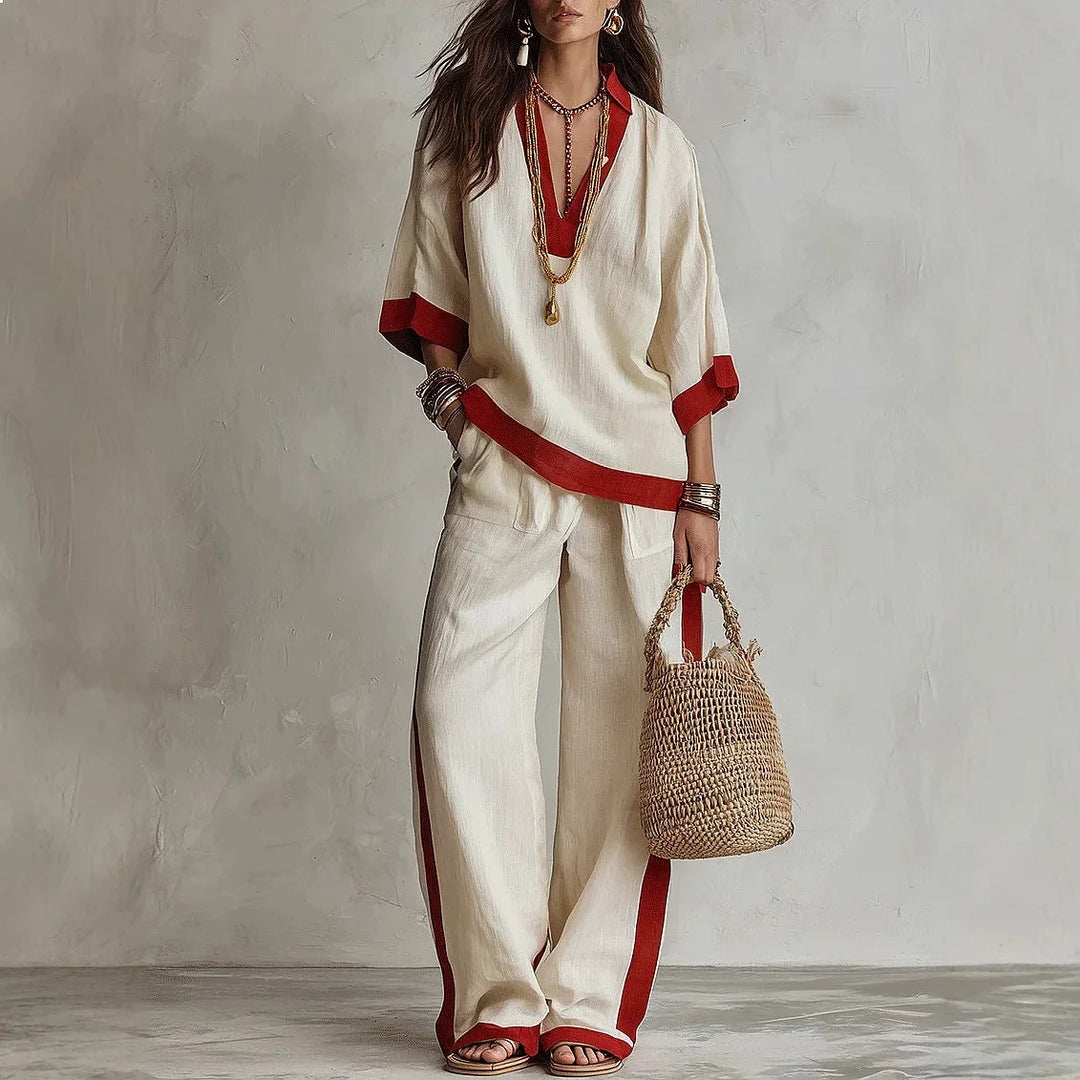 Breathable Two-Piece Set for Women