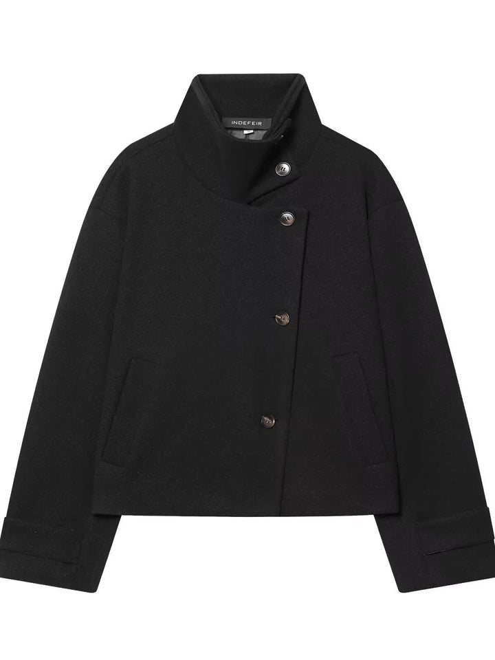 Women's funnel-neck sweater
