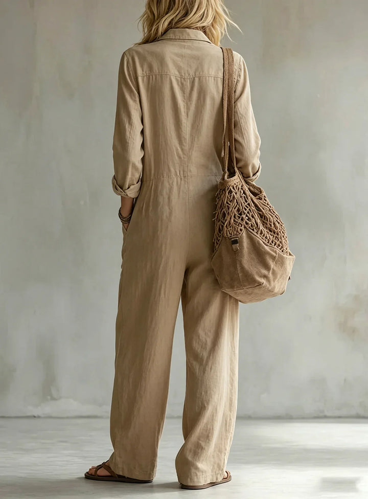 Utility Jumpsuit with Width for Women