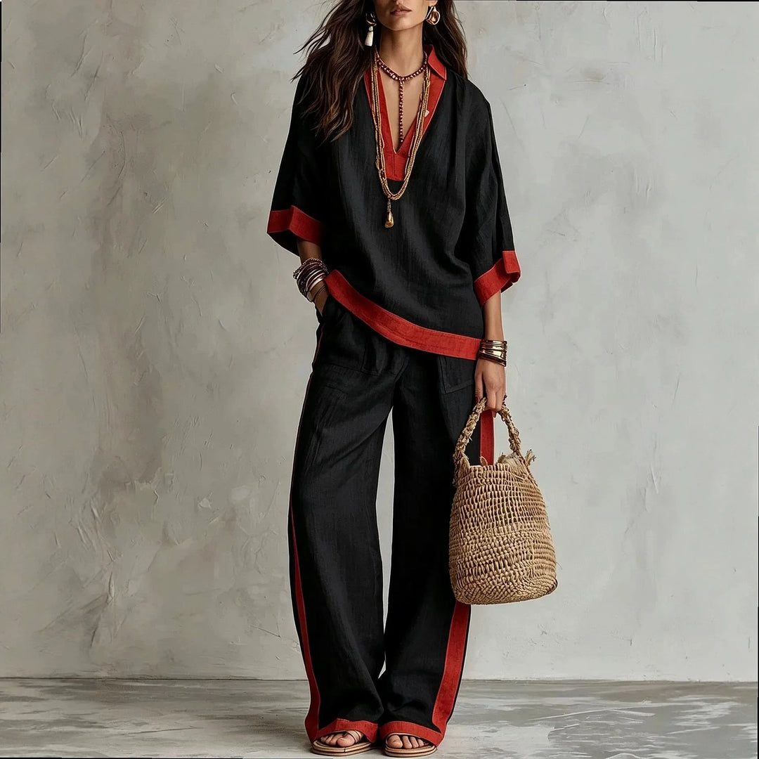 Breathable Two-Piece Set for Women