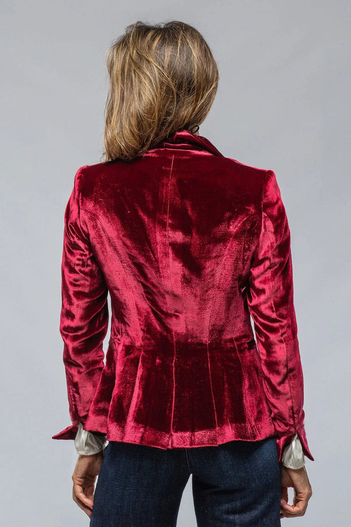Tailored Velvet Blazer for Women