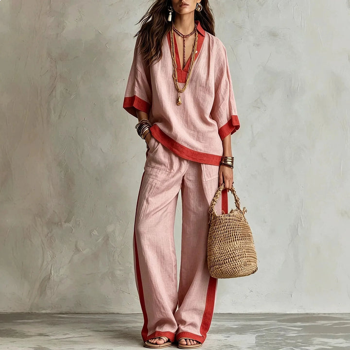 Breathable Two-Piece Set for Women