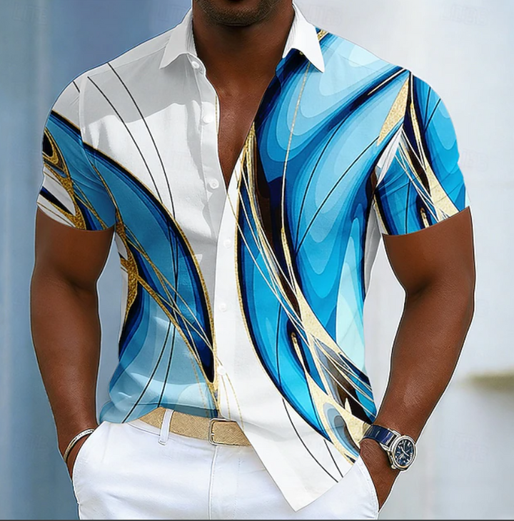 Men's collared shirt